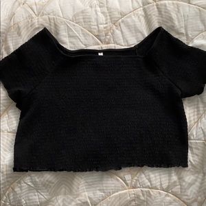 Black Crop Top